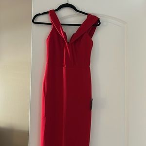 xs red lulus dress never worn with tags …